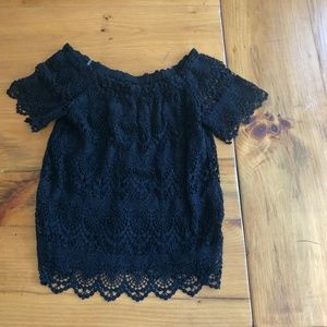 Black Lace Top